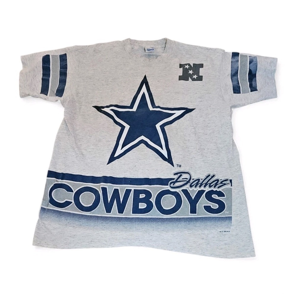 Vintage Dallas Cowboys Shirt Men's Large Single Stitch 1994 Salem NFL Football